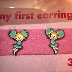 Cheerleader Earrings for Kids